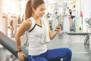 using fitness center it services at the gym