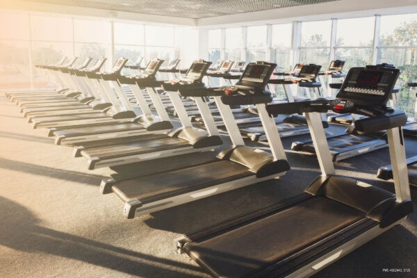 image of gym equipment showing the types of organizations Power Wellness can support